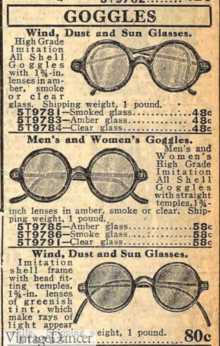 how 1920s men's sunglass look like